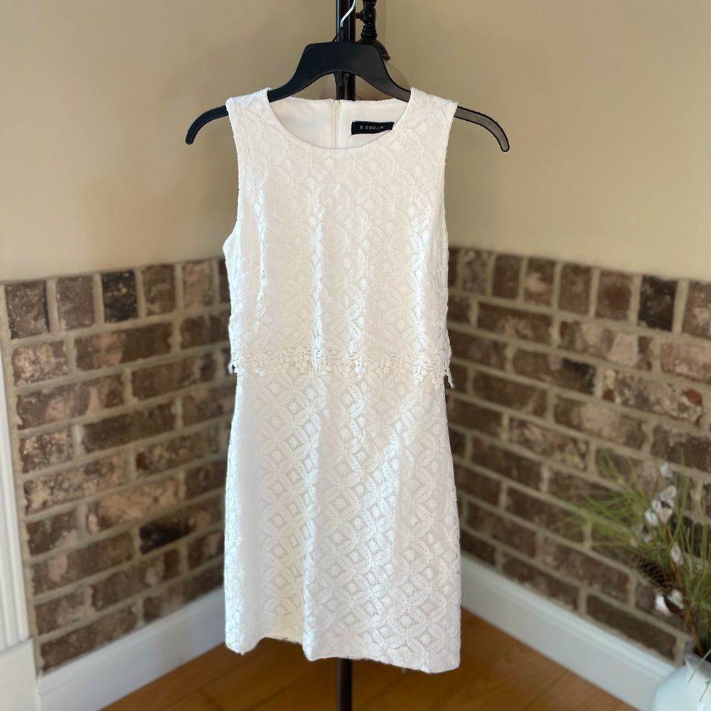B darlin white dress